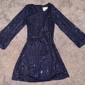 Rare Edition Girls Blue‎ Sparkly Dress